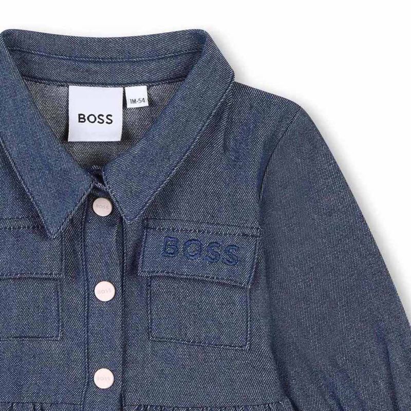 BOSS Chambray Dress 6M - 2Y image number 2